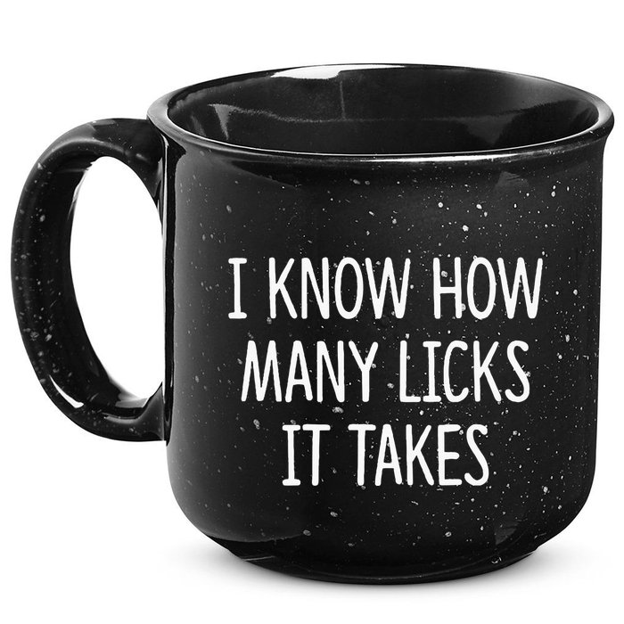 I Know How Many Licks It Takes 15oz Campfire Ceramic Mug