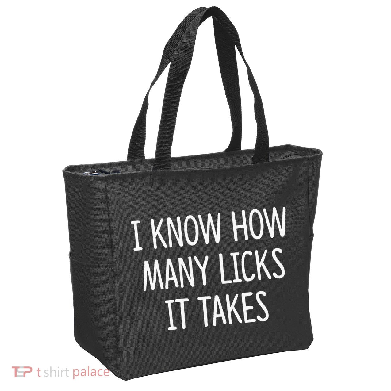 I Know How Many Licks It Takes Zip Tote Bag
