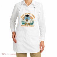 I Know How Many Licks It Takes Funny Owl Distressed Vintage Style Apron