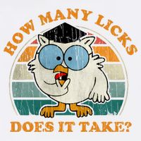 I Know How Many Licks It Takes Funny Owl Distressed Vintage Style Bucket Hat