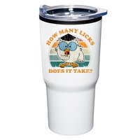 I Know How Many Licks It Takes Funny Owl Distressed Vintage Style Tumbler