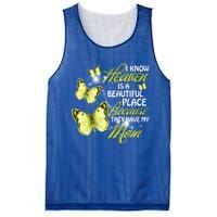 I Know Heaven Is A Beautiful Place Because They Have My Mom Gift Mesh Reversible Basketball Jersey Tank