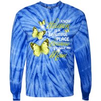 I Know Heaven Is A Beautiful Place Because They Have My Mom Gift Tie-Dye Long Sleeve Shirt