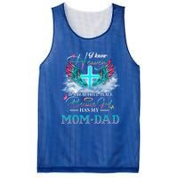 I Know Heaven Is A Beautiful Place God Has My Mom And Dad Gift Mesh Reversible Basketball Jersey Tank