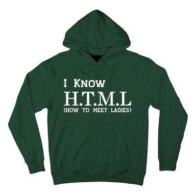 I Know HTML How To Meet Ladies Hoodie