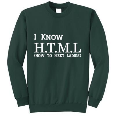 I Know HTML How To Meet Ladies Sweatshirt
