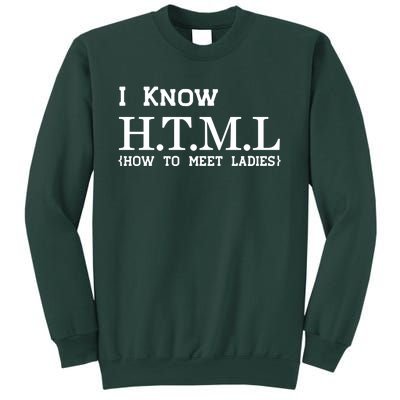 I Know HTML How To Meet Ladies Sweatshirt