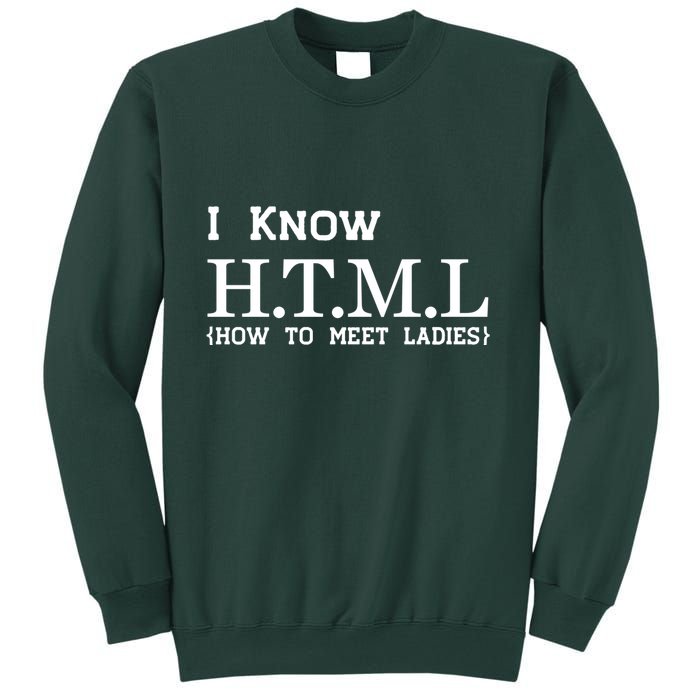 I Know HTML How To Meet Ladies Sweatshirt