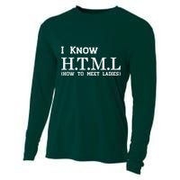 I Know HTML How To Meet Ladies Cooling Performance Long Sleeve Crew