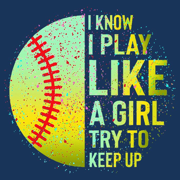 I Know I Play Like A Girl Funny Softball Baseball Infant Baby Jersey Bodysuit