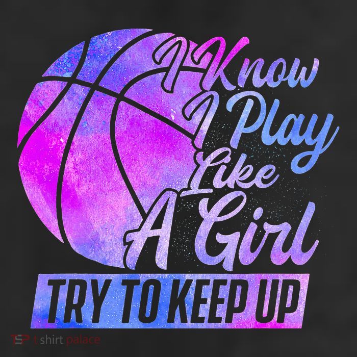 I Know I Play Like A Girl Basketball Player Game Day 7 Panel Mesh Trucker Snapback Hat