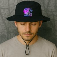 I Know I Play Like A Girl Basketball Player Game Day Bucket Hat