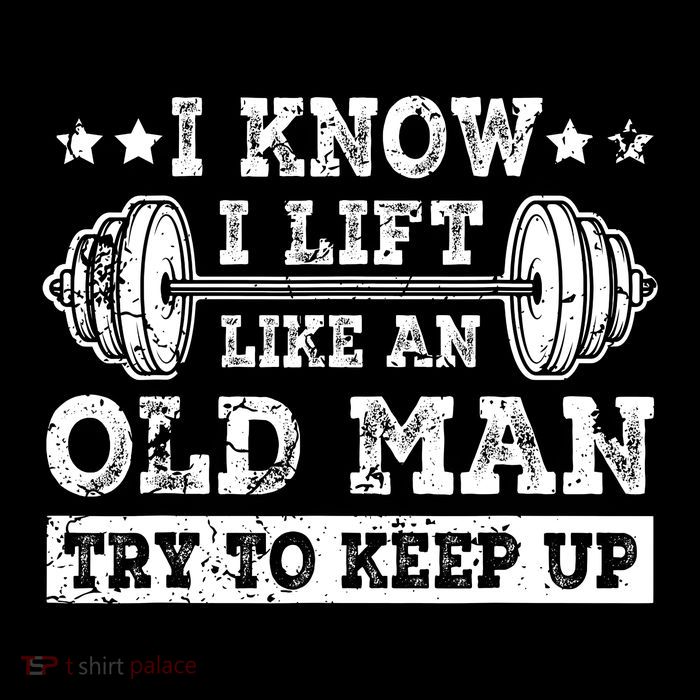 I Know I Lift Like An Old Man Try To Keep Up Weightlifting Apron