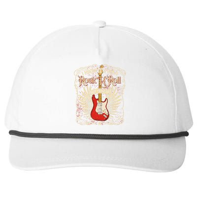 I Know ItS Only RockNRoll But I Like It Rock Music Fan Snapback Five-Panel Rope Hat