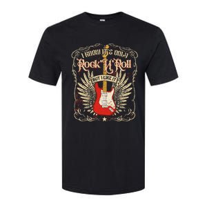 I Know ItS Only RockNRoll But I Like It Rock Music Fan Softstyle CVC T-Shirt