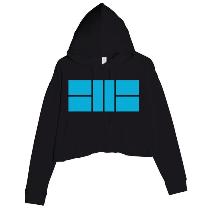 I Know I Play Like A  Try To Keep Up Paddleball Player Crop Fleece Hoodie