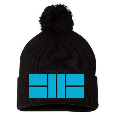 I Know I Play Like A  Try To Keep Up Paddleball Player Pom Pom 12in Knit Beanie