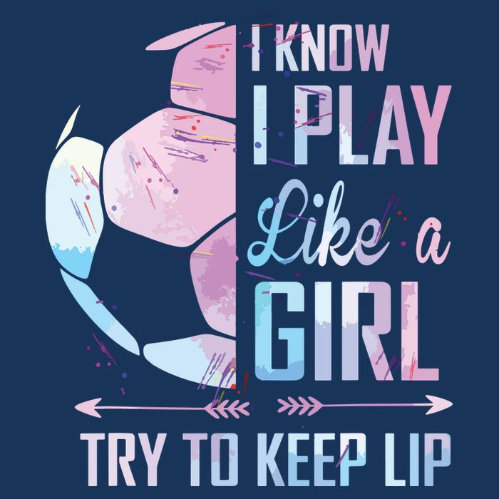 I Know I Play Like A Girl Soccer 7 Panel Mesh Trucker Snapback Hat