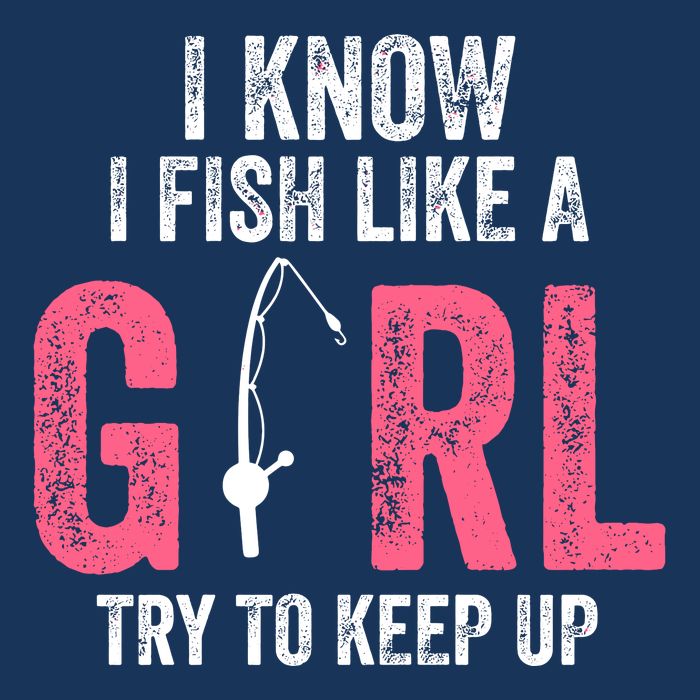 I Know I Fish Like A Girl Fisherwoman Fishing Youth Performance Sprint T-Shirt