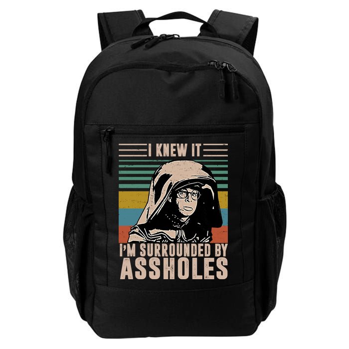 I Knew It I'm Surrounded By Assholes Retro Backpack
