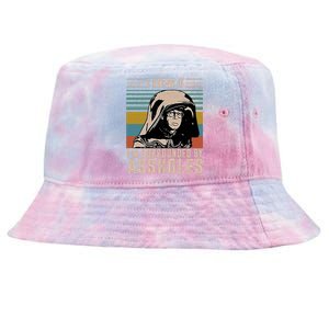 I Knew It I'm Surrounded By Assholes Retro Tie-Dyed Bucket Hat