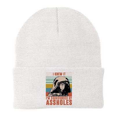 I Knew It I'm Surrounded By Assholes Retro Beanie