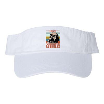 I Knew It I'm Surrounded By Assholes Retro Visor