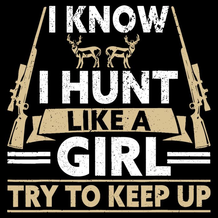 I Know I Hunt Like A Girl Try To Keep Up Funny Hunting Wool Snapback Cap