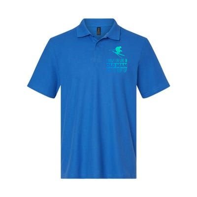 I Know I Ski Like An Old Try To Keep Up Skier Snowboard Gift Polo