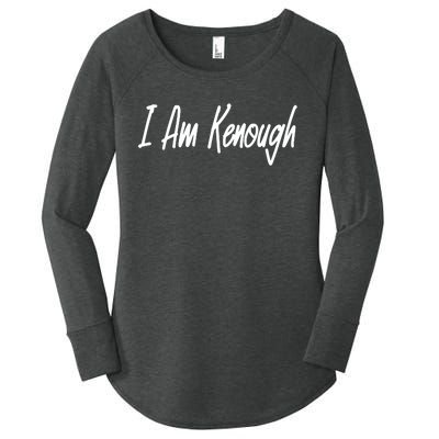 I’m Kenough I Am Kenough Women's Perfect Tri Tunic Long Sleeve Shirt