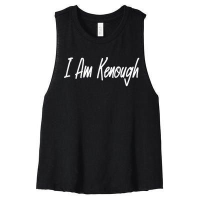 I’m Kenough I Am Kenough Women's Racerback Cropped Tank