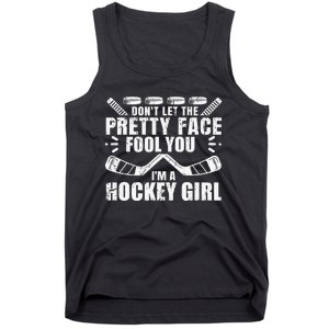 I Know I Play Like A  Field Hockey Player Hockey Fan Tank Top