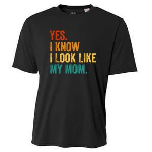 I Know I Look Like My Mom Funny Saying Cooling Performance Crew T-Shirt