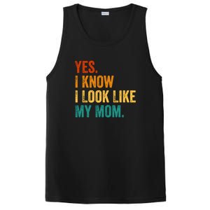 I Know I Look Like My Mom Funny Saying PosiCharge Competitor Tank