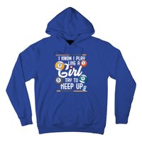 I Know I Play Like A Funny Eight Ball Pool Billiards Funny Gift Hoodie