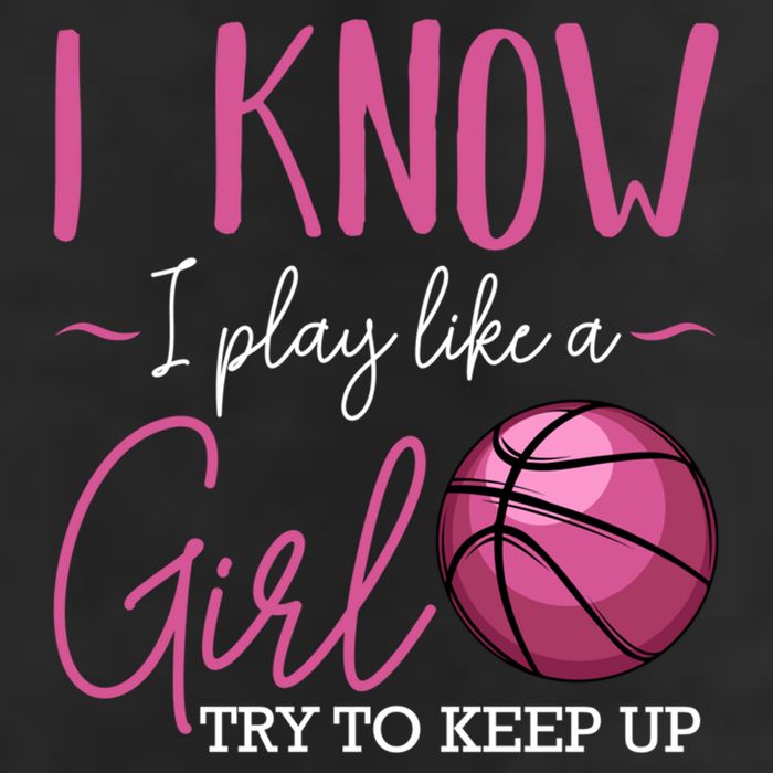I Know I Play Like A Girl Basketball Player Coach Team Sport 11oz C Handle Ceramic Mug