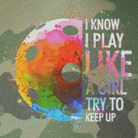 I Know I Play Like A Girl Funny Pickleball Player Legacy Tie Dye Trucker Hat