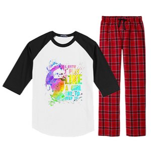 I Know i play like a girl try to keep up soccer player Raglan Sleeve Pajama Set