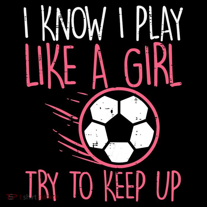 I Know I Play Like A Girl Try To Keep Up Soccer Funny Pom Pom 12in Knit Beanie