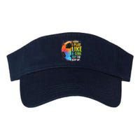 I know I Play Like A Girl Try To Keep Up, Funny Soccer Valucap Bio-Washed Visor