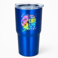 I Know I Play Like A Girl Try To Keep Up Pickleball Dink Gift Tumbler