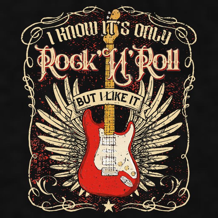 I Know It's Only Rock'n'roll But I Like It, Rock Music Fan Ladies PosiCharge Tri-Blend Wicking Tank