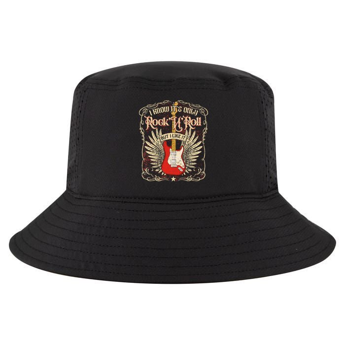 I Know It's Only Rock'n'roll But I Like It, Rock Music Fan Cool Comfort Performance Bucket Hat