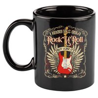 I Know It's Only Rock'n'roll But I Like It, Rock Music Fan 11oz C Handle Ceramic Mug
