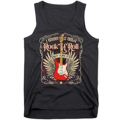 I Know It's Only Rock'n'roll But I Like It, Rock Music Fan Tank Top