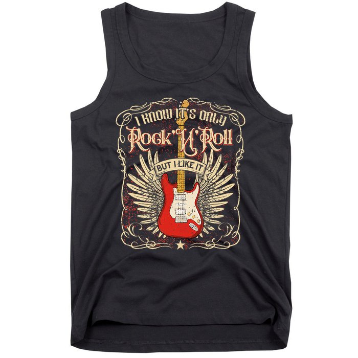 I Know It's Only Rock'n'roll But I Like It, Rock Music Fan Tank Top