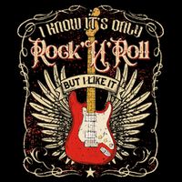 I Know It's Only Rock'n'roll But I Like It, Rock Music Fan Toddler T-Shirt