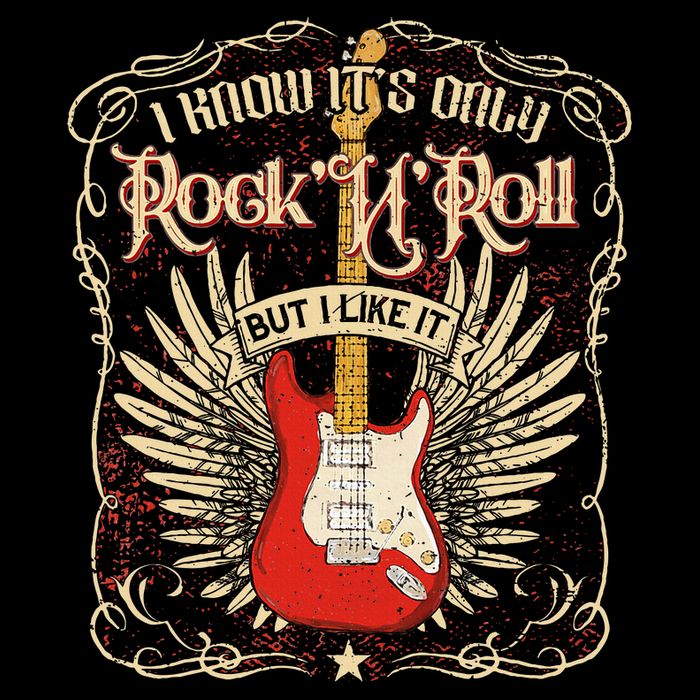 I Know It's Only Rock'n'roll But I Like It, Rock Music Fan Toddler T-Shirt