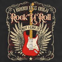 I Know It's Only Rock'n'roll But I Like It, Rock Music Fan Microfiber Hand Towel