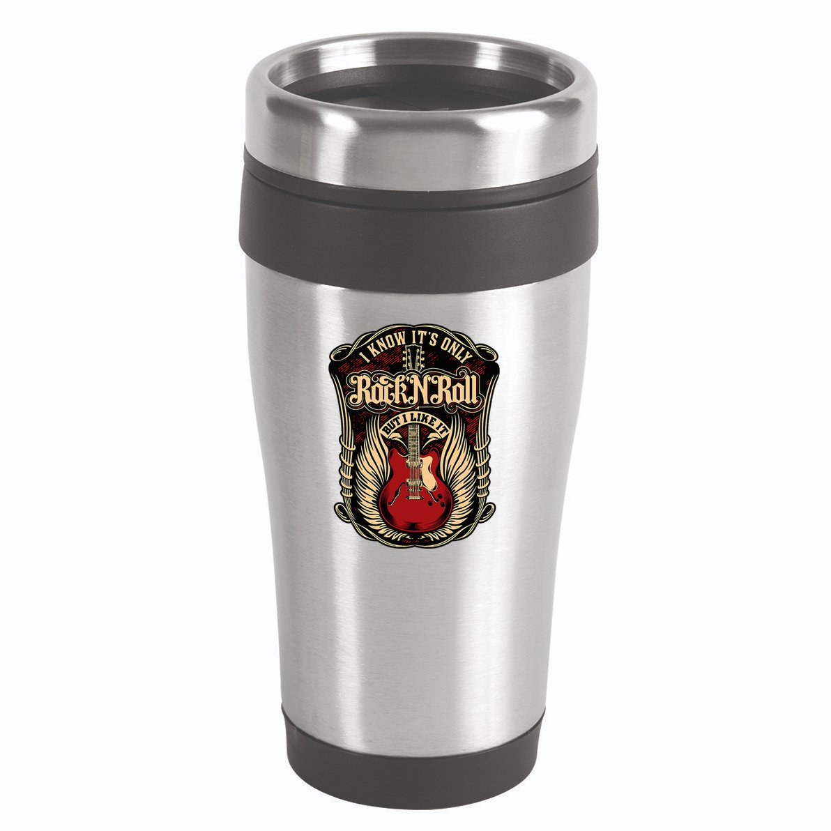 I Know ItS Only Rock And Roll 16oz Travel Tumbler